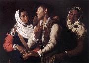 Simon Vouet The Fortuneteller oil painting artist